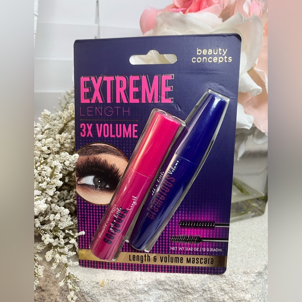 NIB - Beauty Concepts - Extreme Length & Volume Mascara - Black